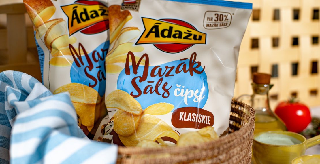 Меньше соли, больше устойчивых продуктов: чипсы «Ādažu» достигают целей рекордными темпами