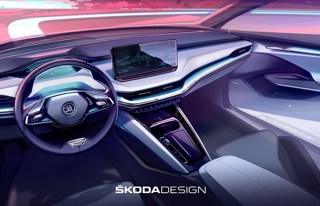 ŠKODA ENYAQ iV: новый уровень дизайна интерьера с концепцией Design Selections